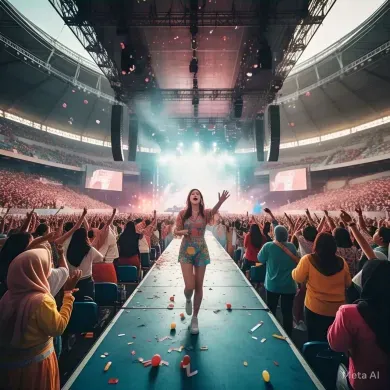 Populer! Konser Benteng Taruna Diserbu Penonton
